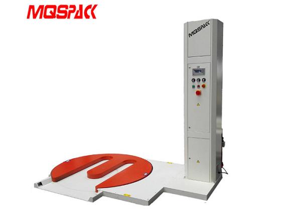 Quality 40 Pallets/H Semi Automatic Pallet Wrapper With PLC Controller for sale