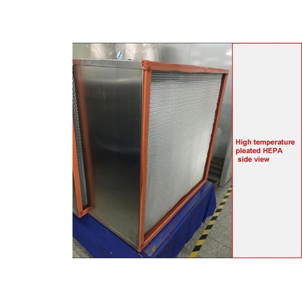 99.99% Box H13 And H14 HEPA Filters Galvanized Steel Frame