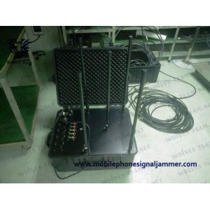 Middle RF Power Suitcase 50m 25W Portable Signal Jammer