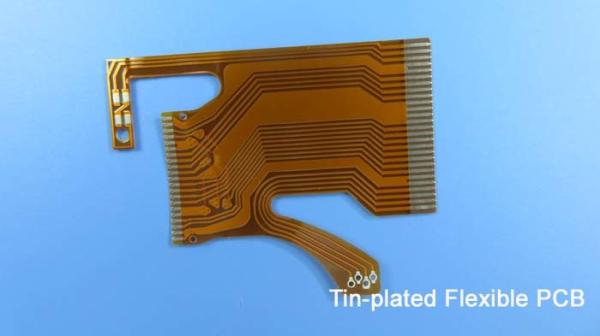 Quality Tin-plated Flexible Printed Circuit Board FPCB with FR-4 Stiffener for LCD Module for sale