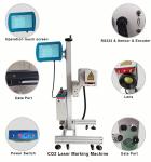 Online CO2 Laser Coding Machine 30W Air Cooling ISO CE Certificate