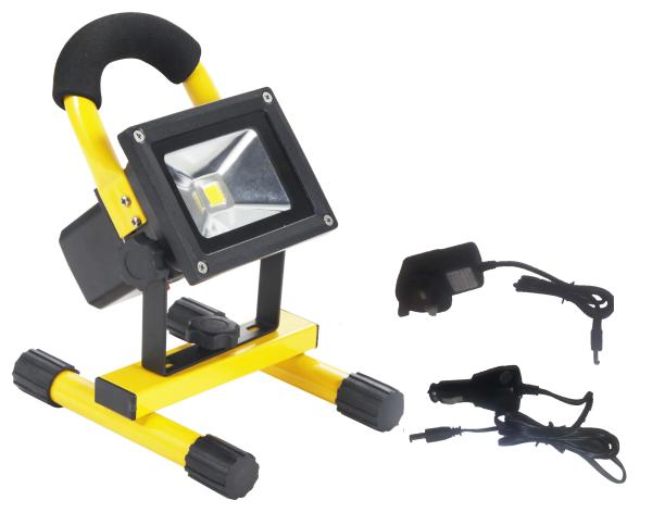 Quality Ip65 waterproof portable 10w led flood light for garden with solar panel for sale