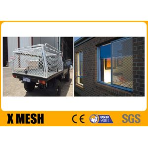 China Dulux Black Matt Tempered Aluminum Expanded Metal Mesh 8mm wholesale