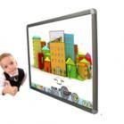 Quality aluminum frame interactive whiteboard with circular corner for students for sale