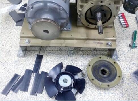 KVT/DVT2.140/3.140 Vacuum Pump Carbon Blades Made of Wear-Resistant Graphite Material