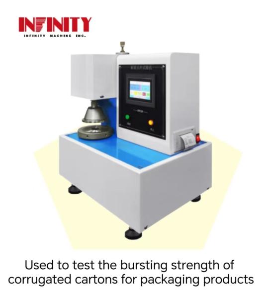 LCD Digital Display Fully Automatic Packaged Products Rupture Strength Testing
