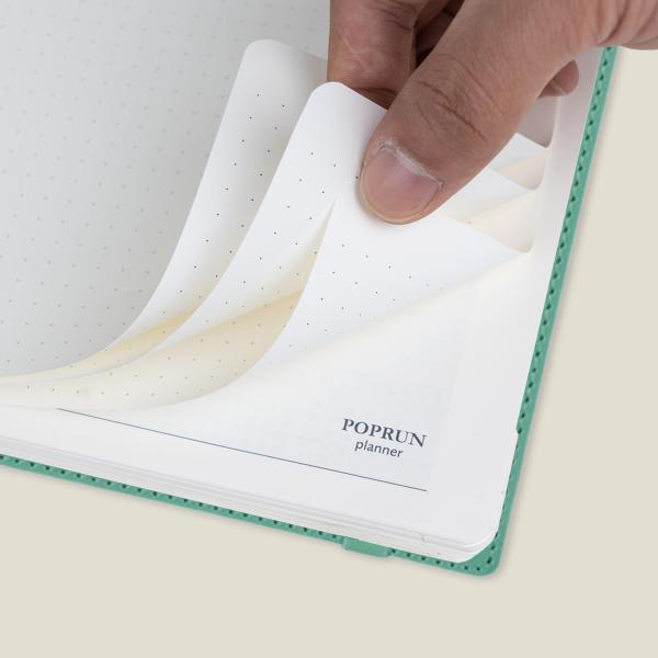 Green Softcover 2023 Spiral Planner Weekly Schedule Yearly Agenda Monthly Tabs