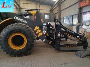 5 Ton Wheel Loader log Grapple 1.8CBM Front End Wheel Loader with log grapple wheel loader grapple attachments