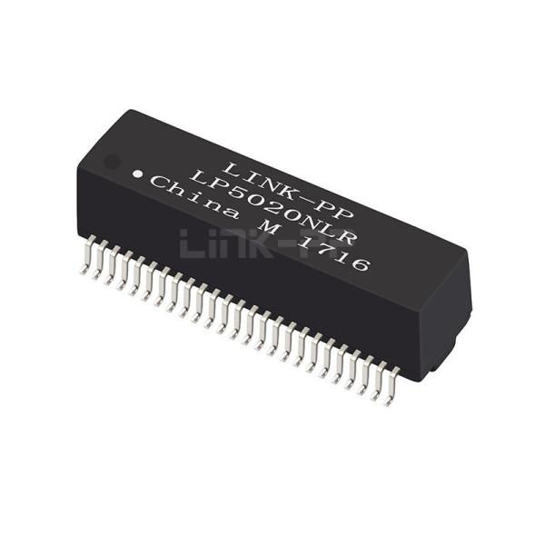 Quality Yuan Dean 84F-01NL Compatible LINK-PP LP5020NLR 10/100/1000 Base-T Dual Port SMD 50PIN Transformer Modules for sale