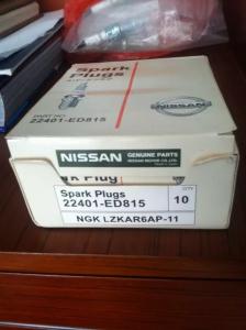 China Automobile Iridium Spark Plug 22401-ED815 LZKAR 6AP-11 For Nissan Renault wholesale