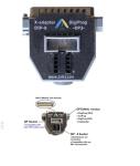 X-ADAPTER DB25 to DIP-8 for pogo pin TSSOP /MSOP /SOIC connect DIGI PROG -DP3
