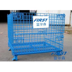 China Wire mesh container used in storing goods in warehouse wholesale