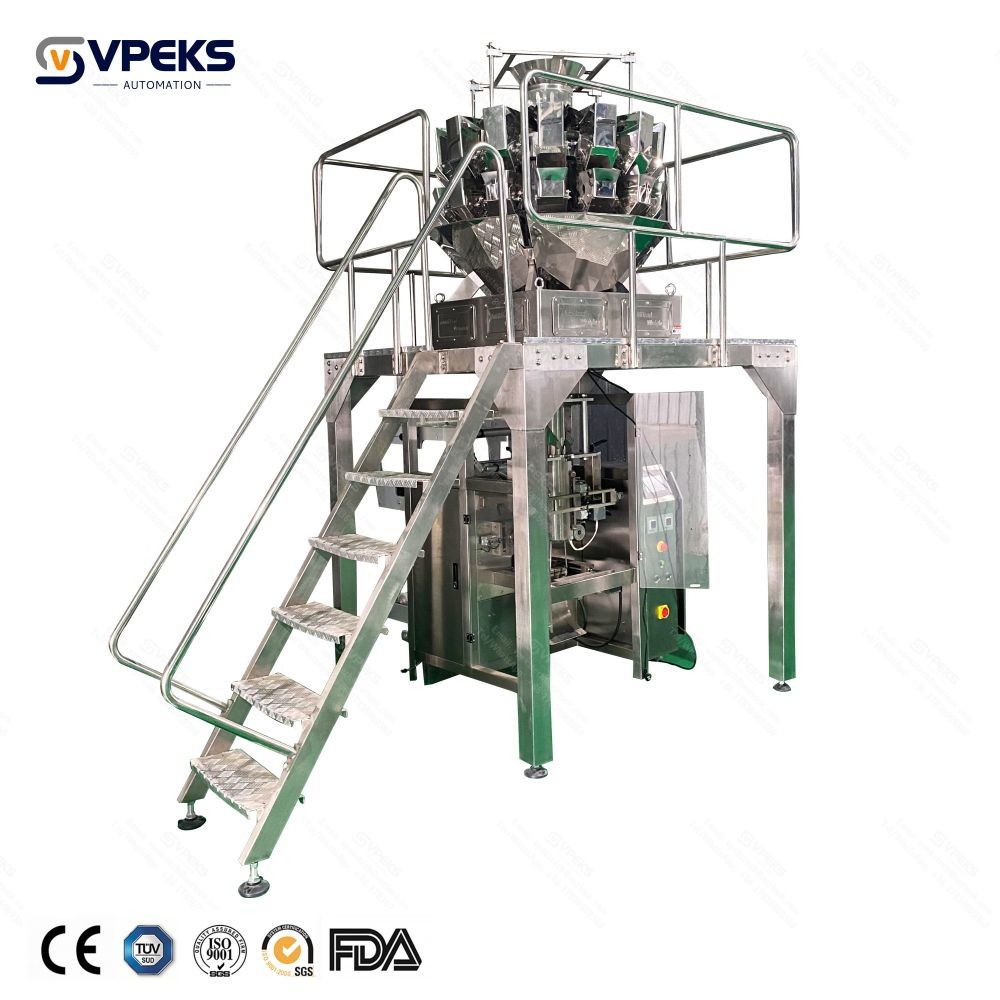 China Automatic Multi Head Weigher Packing Machine With Lapel Vertical wholesale