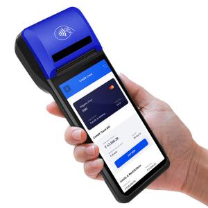 China Android 13 Pos Machine Handheld Pos System Touch Screen Cash Register Point 6 Inch Android Pos Terminal on sale
