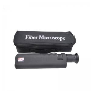 China Handheld Optical Fiber Inspection Microscope , 200x 400x Fiber Optic Inspection Tool wholesale