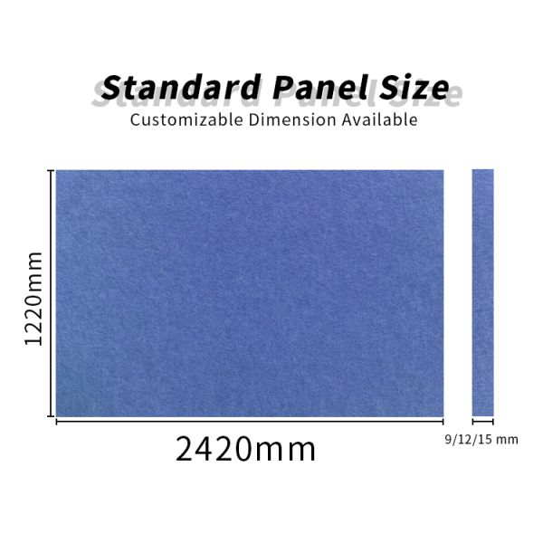 Customized Polyester Fiber Partition Board Durable PET Wall Panel for Hall