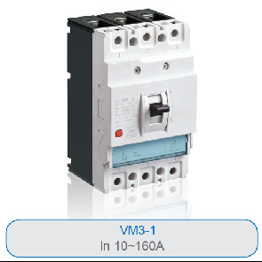 KEMA VM3 400V 100kA 75kA 160A Mccb Circuit Breaker