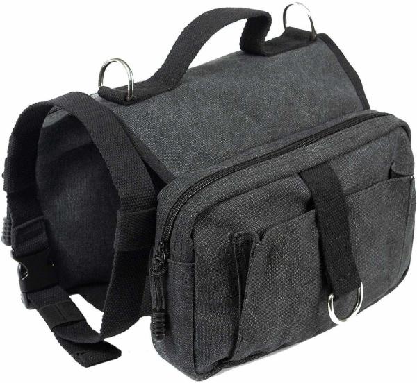 Quality  				High Density Cotton Canvas Dog Carrier Backpack 60lbs Multi-Functional Dog Backpack 	         for sale