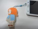 Custom 2d/3d Soft PVC Cartoon Figures Shape With Durable Elastic Lanyard For