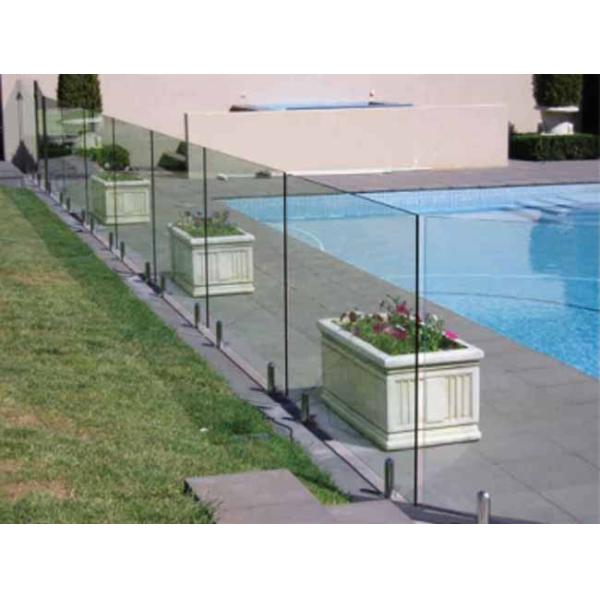 Frameless Stainless Steel Core Drill Square Type Pool Fence Glass Railing Spigot