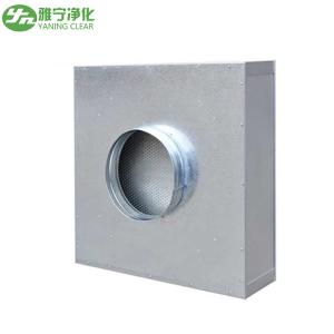 China Disposable Clean Room Hepa Filter Box , Hepa Filter Ceiling Module Round Duct Interface on sale