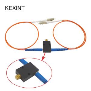 China Fiber Optic Variable Attenuator VOA Variable Optical Attenuator With FC/PC Connector on sale