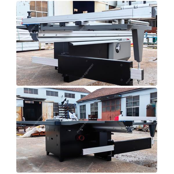 Home Woodworking Automatic Sliding Mitre Saw with 3200mm Sliding Table and Wood Lift