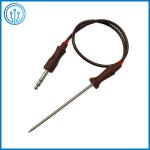 100K 4070 2.5mm Mono Plug Ambient Temperature Probe Meat Temperature Sensor 380C