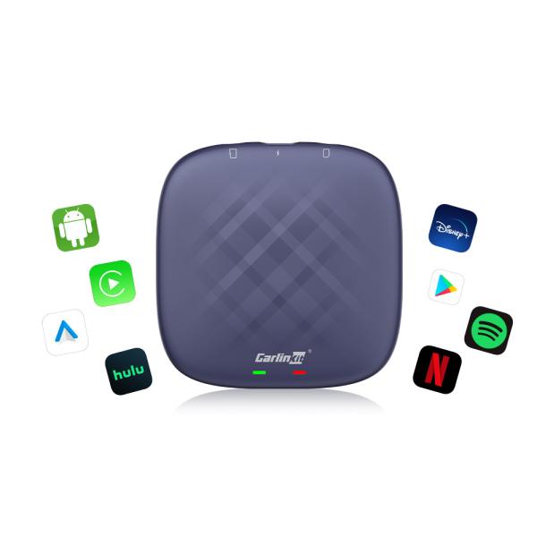 Carplay AI BOX Tbox-S Model Sim Card GPS Navigation 8+128G Wireless Adapter