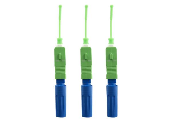 Quality SC APC 0.3dB FTTX SiO2 Fiber Optic Quick Connector for sale