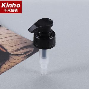 China 24/410 33/410 plastic lotion pump screw down-lock waterproof design external spring dispenser pump for shower  shampoo wholesale