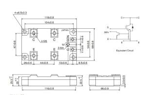 China MG800J1US52A HIGH POWER SWITCHING APPLICATIONS MOTOR CONTROL APPLICATIONS  FUJITSU IGBT Power Module on sale