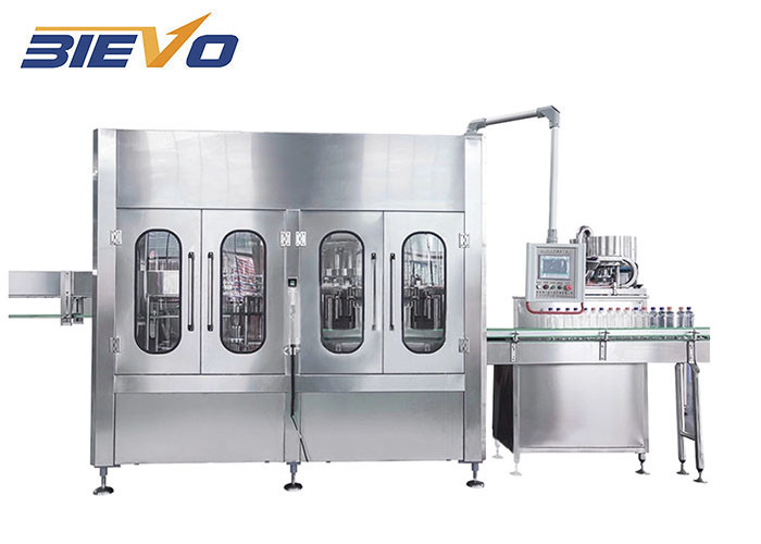 China 2000bph 3 Phase 0.7Mpa Automatic Soft Drink Filling Machine wholesale