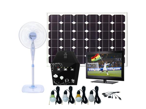 Quality Solar power home system 80W for TV/ Satellite receiver , LED lighting, radio using for sale