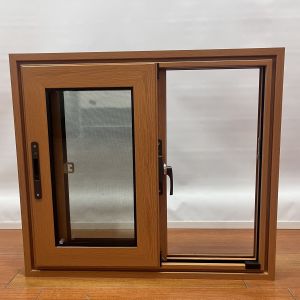 China Custom Aluminum Sliding Window with Double Glaze and Insect Screen wholesale