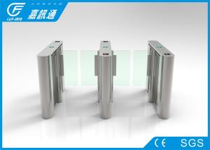 China access control system gate card reader flap turnstile for gym for residential entrance wholesale