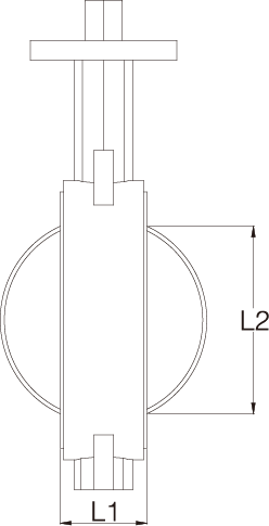 Wafer Style Electrically Operated Butterfly Valve DN65 DN80 Black High Torque
