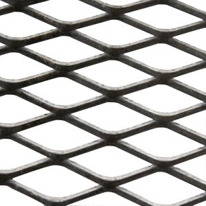 China Black Heavy Duty Expanded Wire Mesh Manufacturing Expanded Metal Fences wholesale