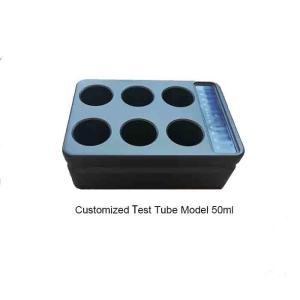 China SARSTEDT 50ml Test Tube Rack for 0℃~4℃ Cooling Core Customized Tube With Temperature Display Ice-free Cooling system wholesale
