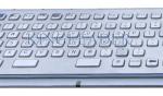 Industrial Kiosk Computer Metal Keyboard With Panel Mount Function Keys