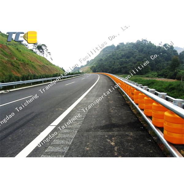 Professional Roller Crash Barriers Road Guard Rail Anti Crash Easy To Install