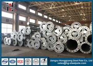China 3mm Thickness Transmission Galvanized Steel Pole Steel Tubular Pole Steel Pipe Galvanized wholesale