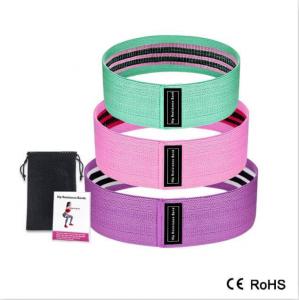 China 3 Piece Set Fitness Rubber Bands / Expander Elastic Band With LOGO Customized wholesale