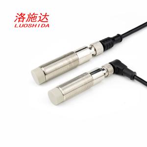 China M18 DC Cylindrical Long Distance Inductive Proximity Sensor Switch With M12 4 Pin Plug Connector wholesale