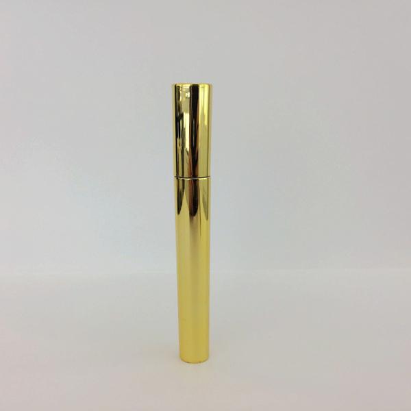 ABS AS Gold Shiny Empty Mascara Bottle 15*130mm Environment Friendly