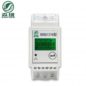 China DC Single Phase Din Rail Energy Meter Wifi Electronic Electricity Meter 80 To 260VAC on sale