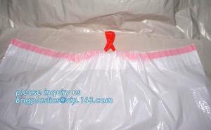 China autoclavable ldpe medical biohazard waste plastic trash bags, biohazard waste bags medical waste bag, eco-friendly bioha wholesale