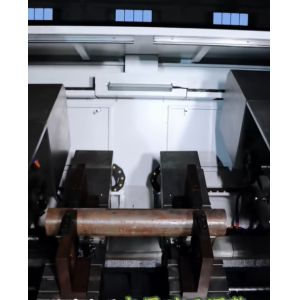 Industrial Grade Dual Spindle Machine For Extended Length Machining
