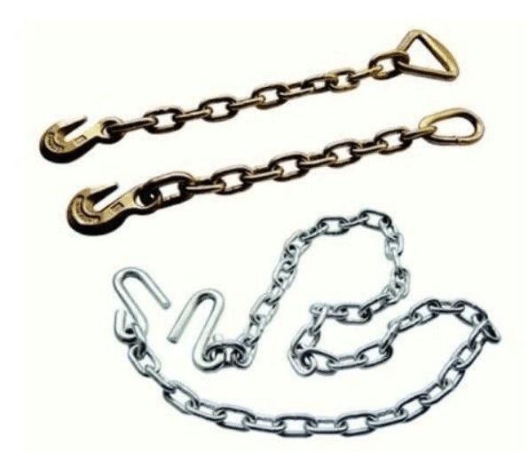 Quality Anti Corrosive Welded Link Chain USA Standard Chain With S Type Hooks for sale
