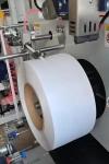 PLC touch screen operation automatic strapping machine, PP packing tape servo